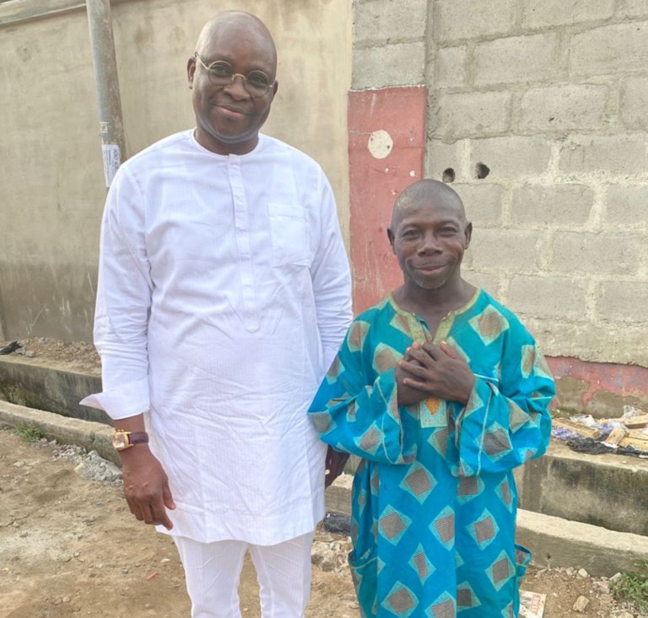 Fayose meets 'Obasanjo of Lagos'