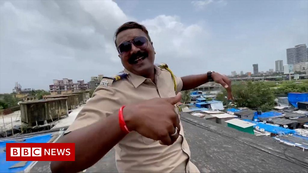India's dancing cop becomes internet star