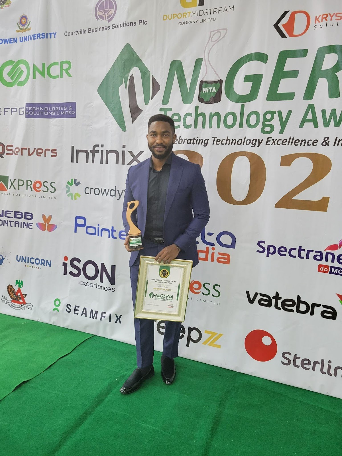 Infinix wins Most User-Friendly Mobile Phone Brand of the Year from NiTA