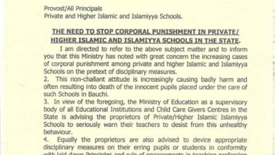 Bauchi govt warns Islamiyya schools against increasing cases of corporal punishment