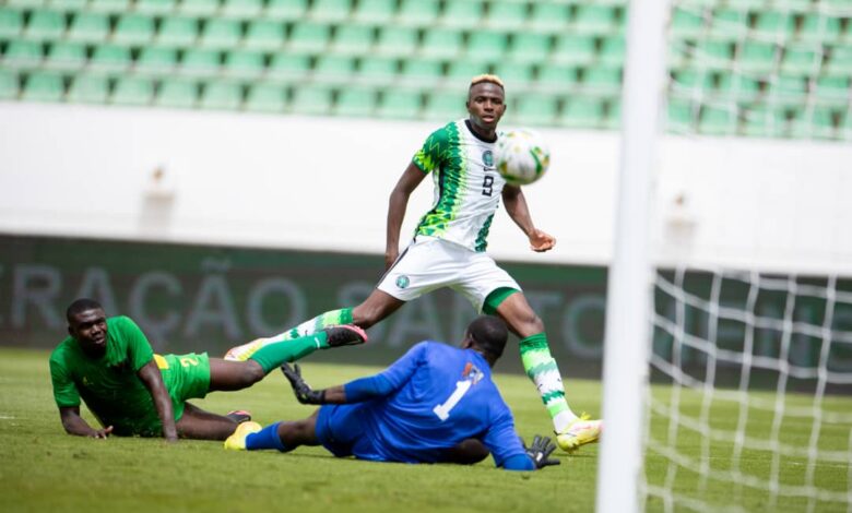 Osimhen elated to help Super Eagles destroy Sao Tome and Principe