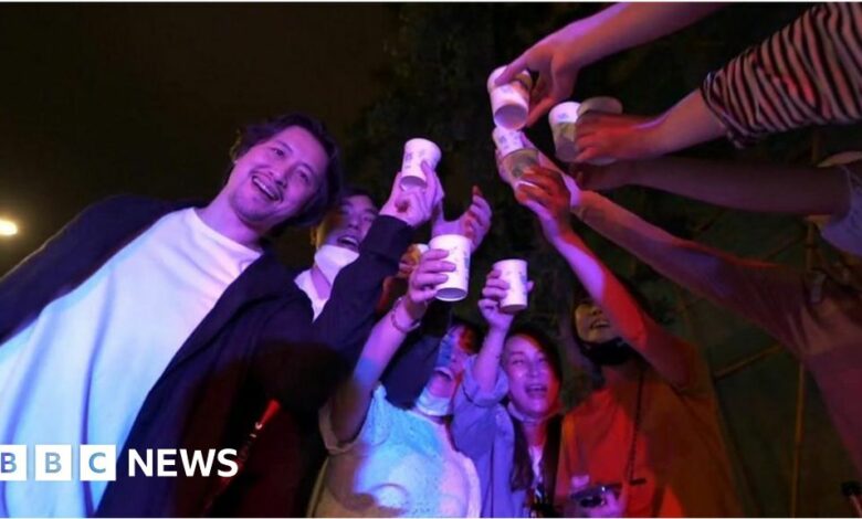Shanghai lockdown: Cheers and beers as Covid curbs are eased