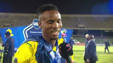DStv Premiership | Royal AM v Mamelodi Sundowns | Post-match interview with Themba Zwane
