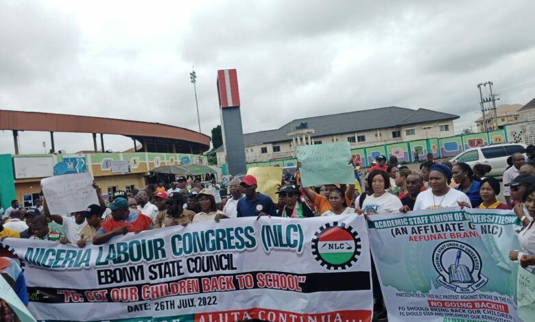 ASUU strike: Ebonyi NLC accuses Buhari, Umahi of betrayal