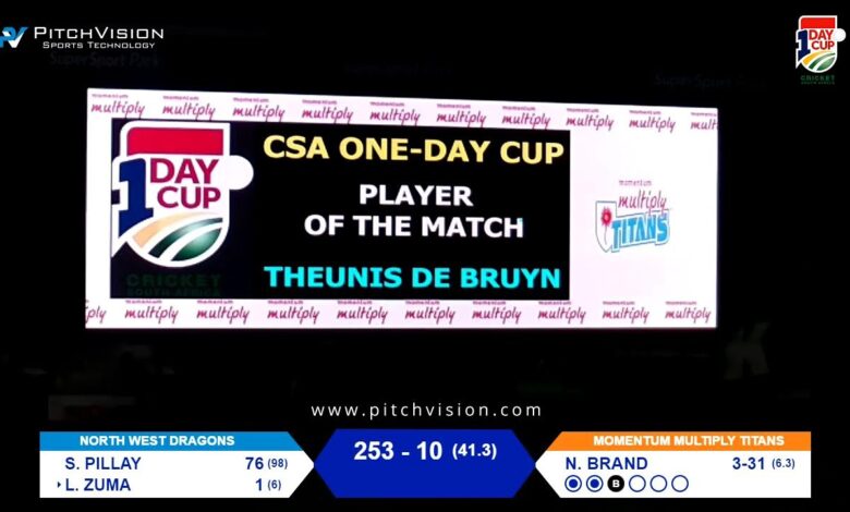 CSA 1 Day Cup | Momentum Multiply Titans vs North West Dragons