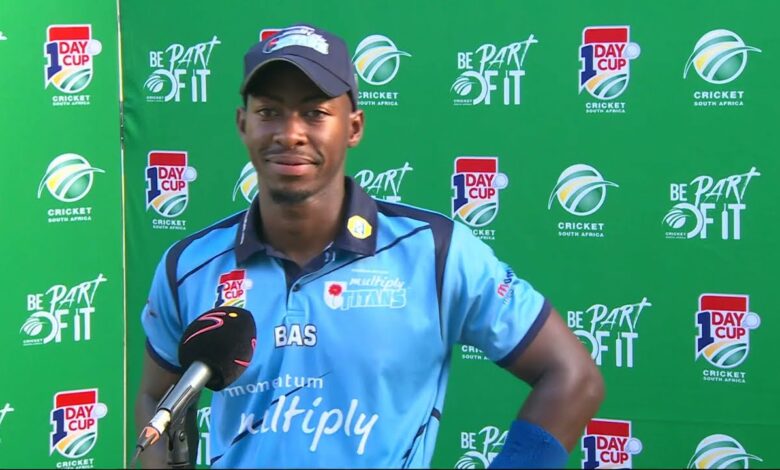 CSA One Day Cup  | Dolphins v Titans | Post-match interview with Sibonelo Makhanya