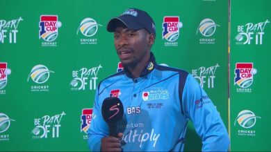 CSA One-Day Cup | Titans v Lions | Post match interview with Sibonelo Makhanya