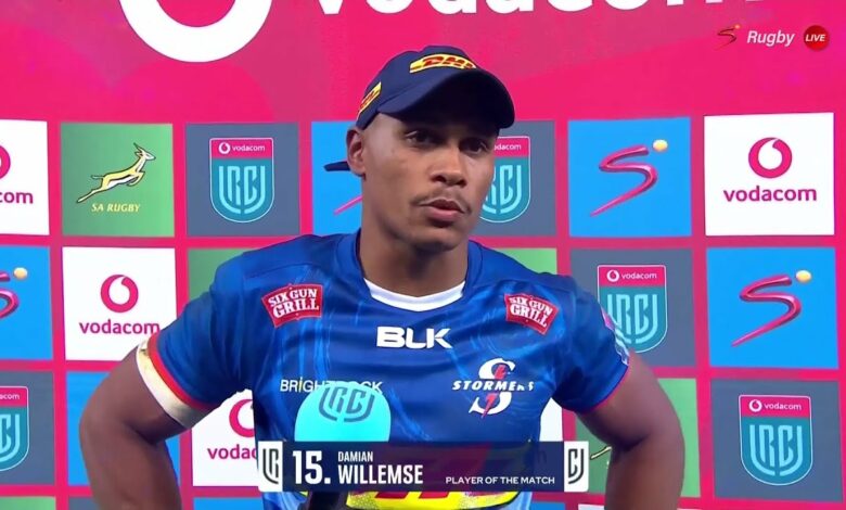 Damian Willemse's Man of the Match performance against Glasgow in the Vodacom URC