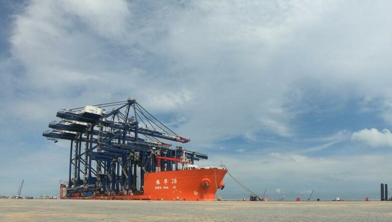 First vessel berths as Lekki port takes delivery of STS cranes, RTG equipment