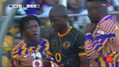 Golden Arrows v Kaizer Chiefs | Ngcobo tantrums