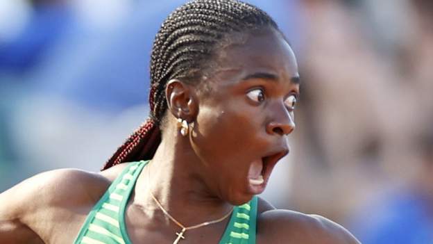 Nigeria's Tobi Amusan sets hurdles world record in semi