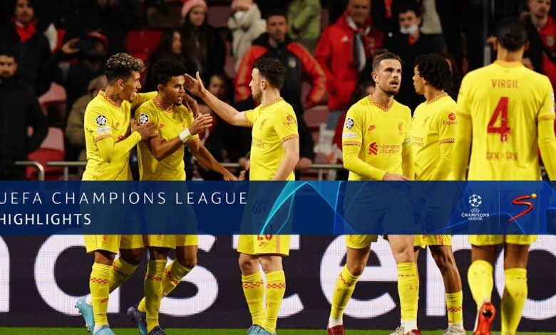 UEFA Champions League | Benfica v Liverpool | Highlights