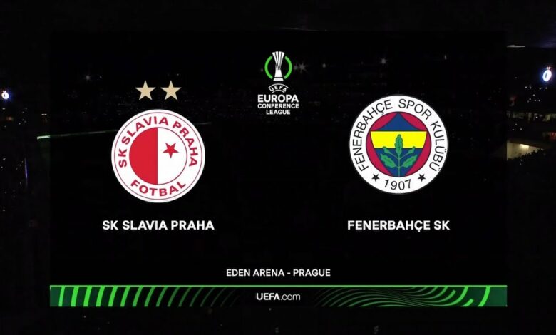 UEFA Europa Conference League | Play-offs | Slavia Prague and Fenerbache SK | Highlights