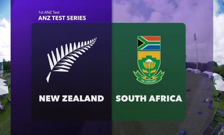 New Zealand v South Africa | 1st Test | Day 1 Highlights