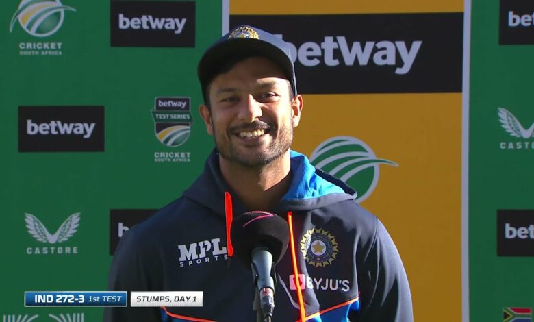 South Africa  v India | 1st Test Day 1 | Post-match interview with Mayank Agarwal
