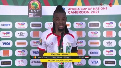 AFCON 2021 | SF | Burkina Faso v Senegal | Post-match interview with Bertrand Traore