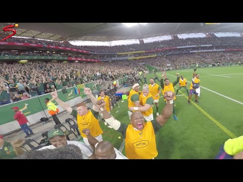 Experience the Springboks vs All Blacks at Mbombela through a GoPro 📹