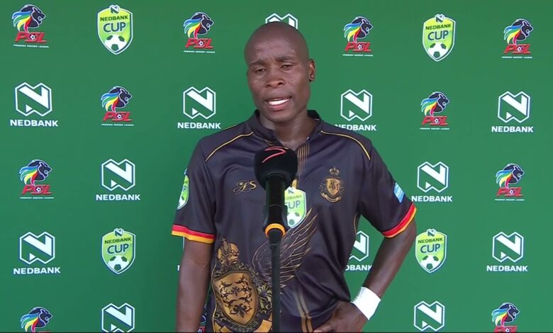 Nedbank Cup | Royal AM v Cape Town City | Post-match interview with Thabo Matlaba