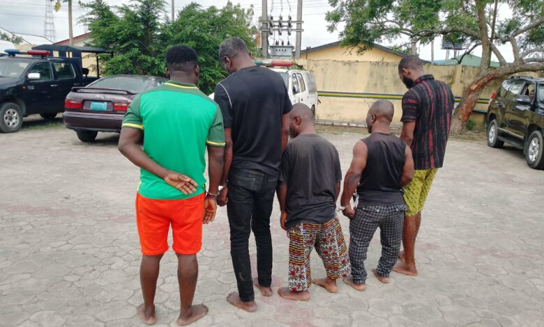 Police parade suspected kidnappers, four others for pipeline vandalism in Bayelsa