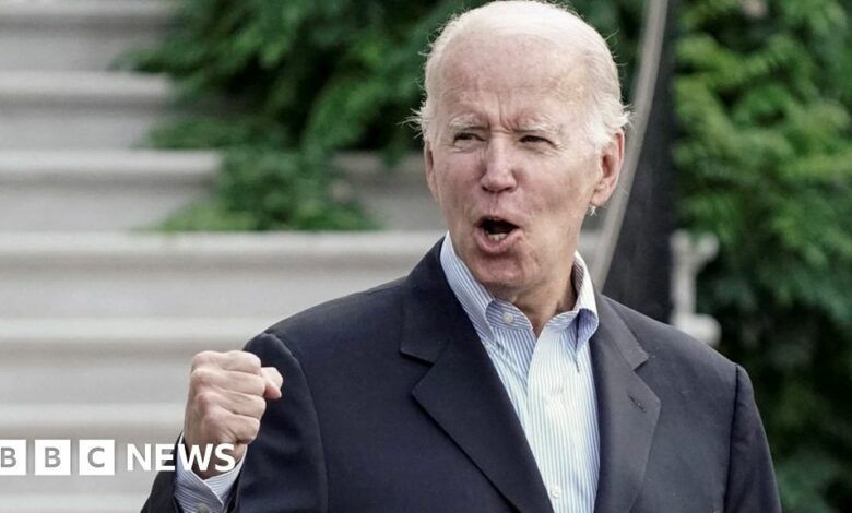US President Biden leaves White House for first time since Covid