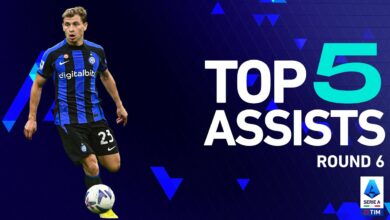 Barella provides for Brozovic’s winner | Top Assists | Round 6 | Serie A 2022/23