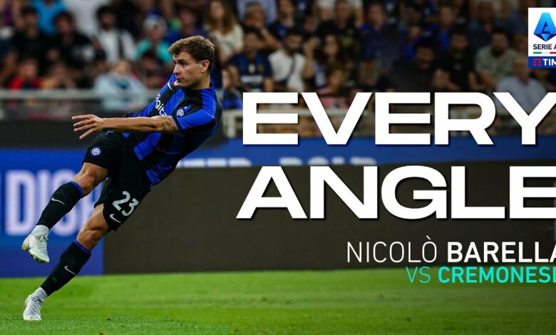 Barella’s brilliant volley | Every Angle | Inter-Cremonese | Serie A 2022/23