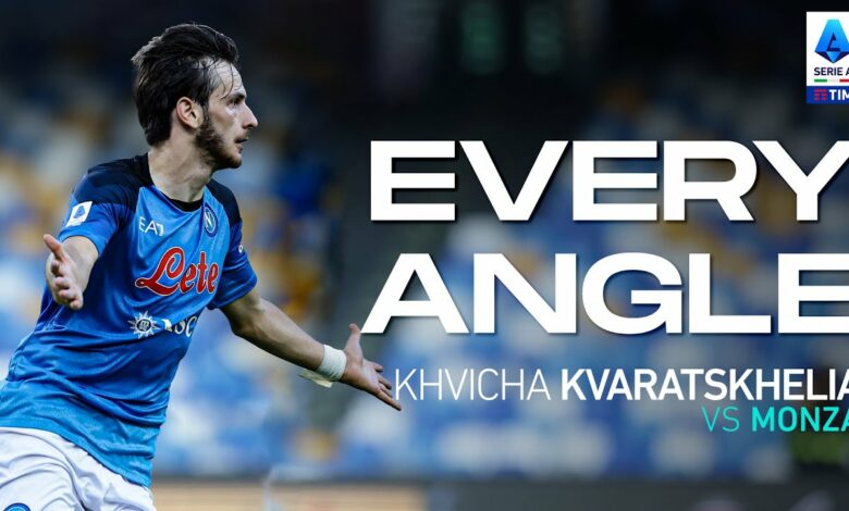 Kvaratskhelia’s wonderful opener | Every Angle | Napoli-Monza | Serie A 2022/23
