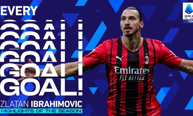 Simply Zlatan Ibrahimovic | Every Goal | Highlights of the Season | Serie A 2021/22