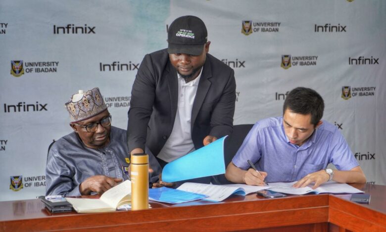 Infinix to establish club in UI for students’ participation in technology, innovation, entrepreneurial development