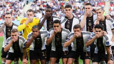 World Cup 2022: OneLove armband - Germany players cover mouths amid row with Fifa