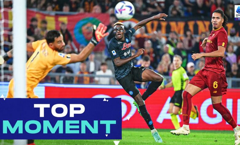 A wonderful strike by Osimhen | Top Moment | Roma-Napoli | Serie A 2022/23