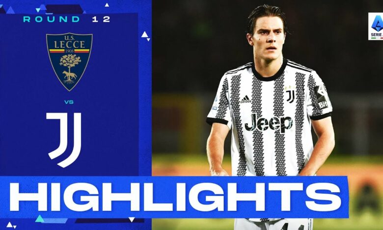 Lecce-Juventus 0-1 | Youngster Fagioli wins it with a screamer: Goal & Highlights | Serie A 2022/23