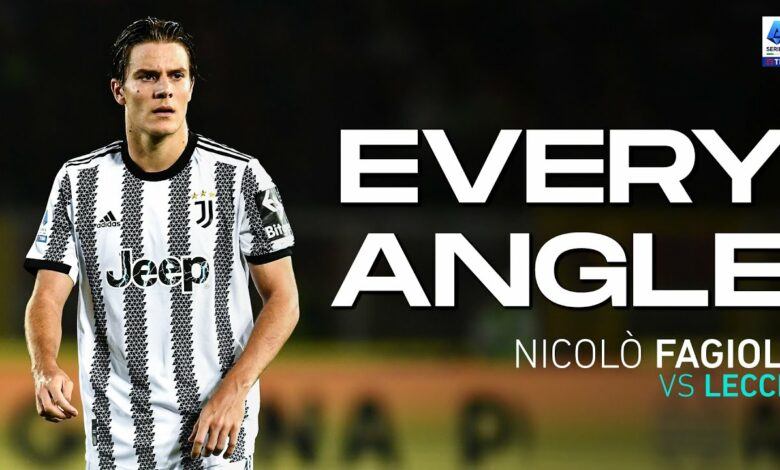 Nicolò Fagioli’s wonderful curler | Every Angle | Lecce-Juventus | Serie A 2022/23