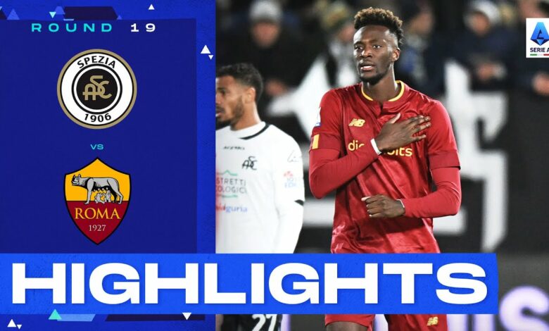 Spezia-Roma 0-2 | Abraham scores beauty in Roma away win: Goals & Highlights | Serie A 2022/23